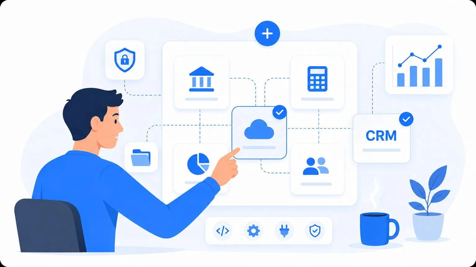 Illustration: Buchhaltungssoftware mit Belegerfassung, EÜR und Elster-Anbindung