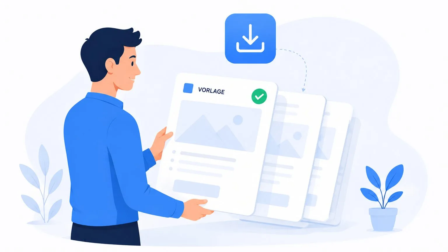 Illustration: Kapitelstruktur eines Businessplans von Summary bis Finanzteil